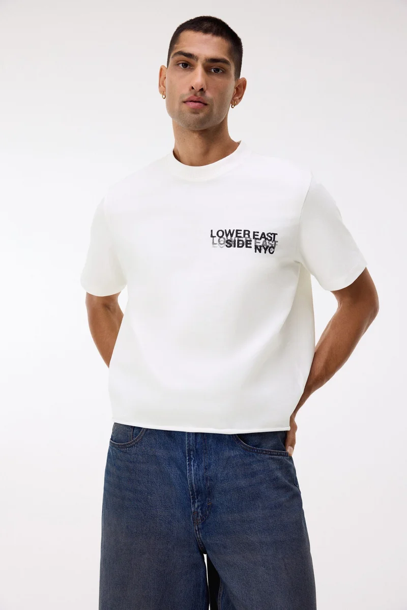 H&M Regular Fit Printed cotton T-shirt