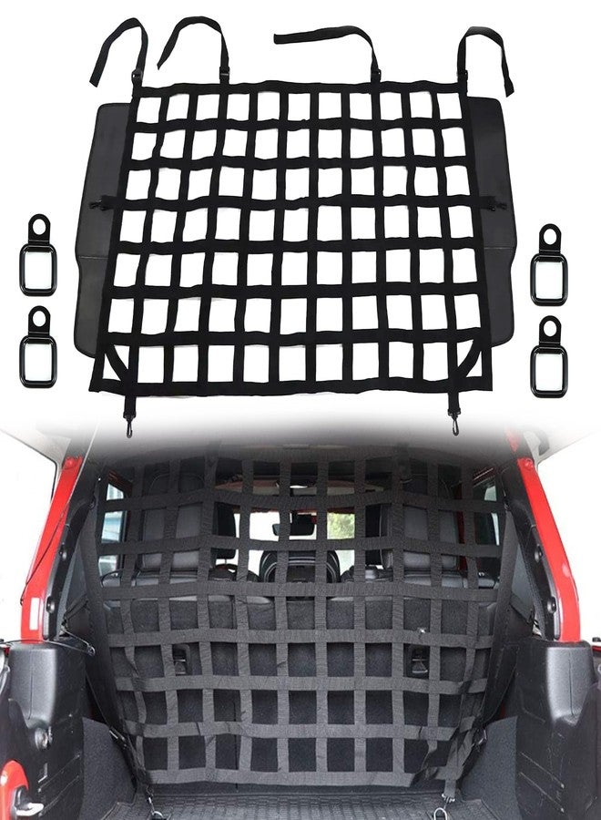 جي شبكة أمان للحيوانات الأليفة من جي دوغ، متوافقة مع ملحقات جيب رانجلر JK JL أنليميتد صحارى بأربعة أبواب (2007-2025)، فاصل شبكي آمن للحيوانات الأليفة المتوسطة والكبيرة، سهلة التركيب - Image 1