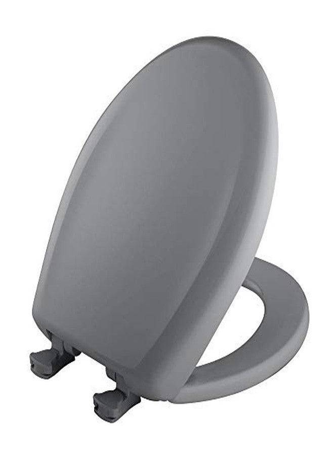 Bemis 200SLOWT 032 Whisper Close Round Closed Front Toilet Seat,Country Grey, - Image 2