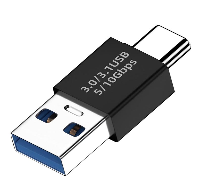 ETZIN USB Type C Male to USB A Male Connector, USB 3.0 Adapter, USB A Male to Male Plug Coupler Extender USB 3.1 Gen 2 Super Speed Charging and Upto 10Gbps Transfer Speed Type A to Type C-EPL-1069TC. - Image 1