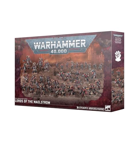 Games Workshop Warhammer 40000 Red Corsairs Battleforce Lords of The Maelstrom 36 Miniatures Chaos Space Marines Terminators Legionaries Traitor Guardsmen - Image 1