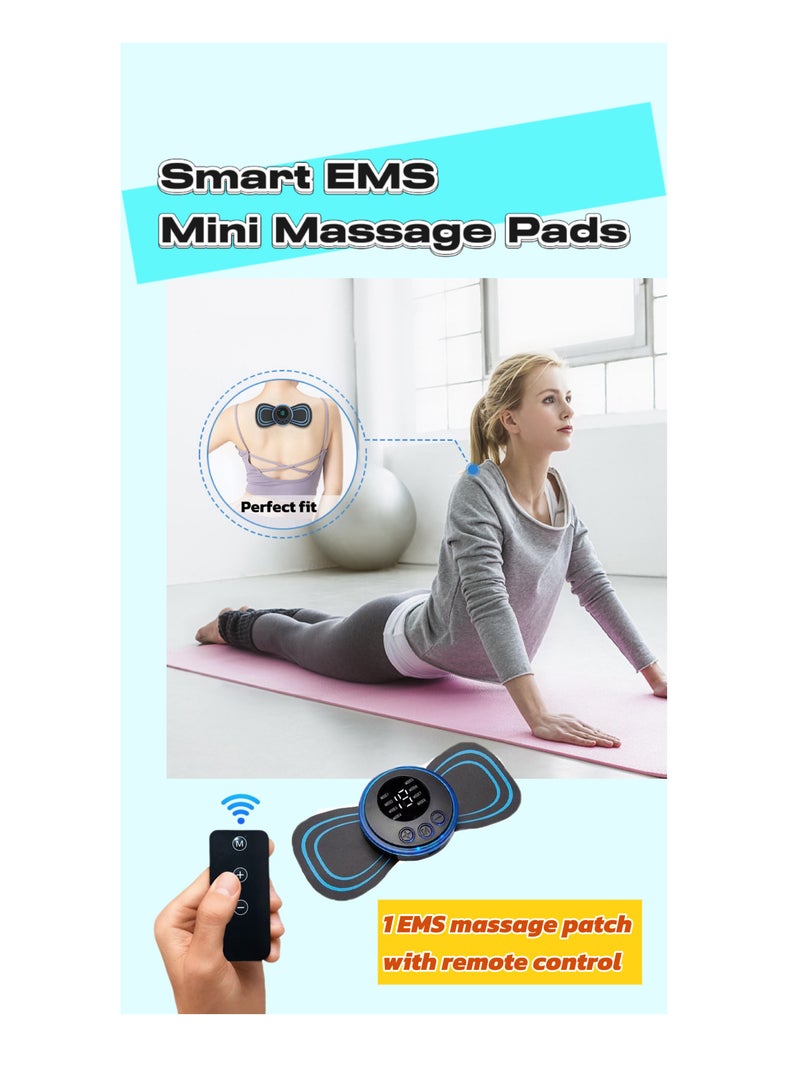 Smart EMS Massage Pad with Remote – Single Pack for Neck & Body - Image 1