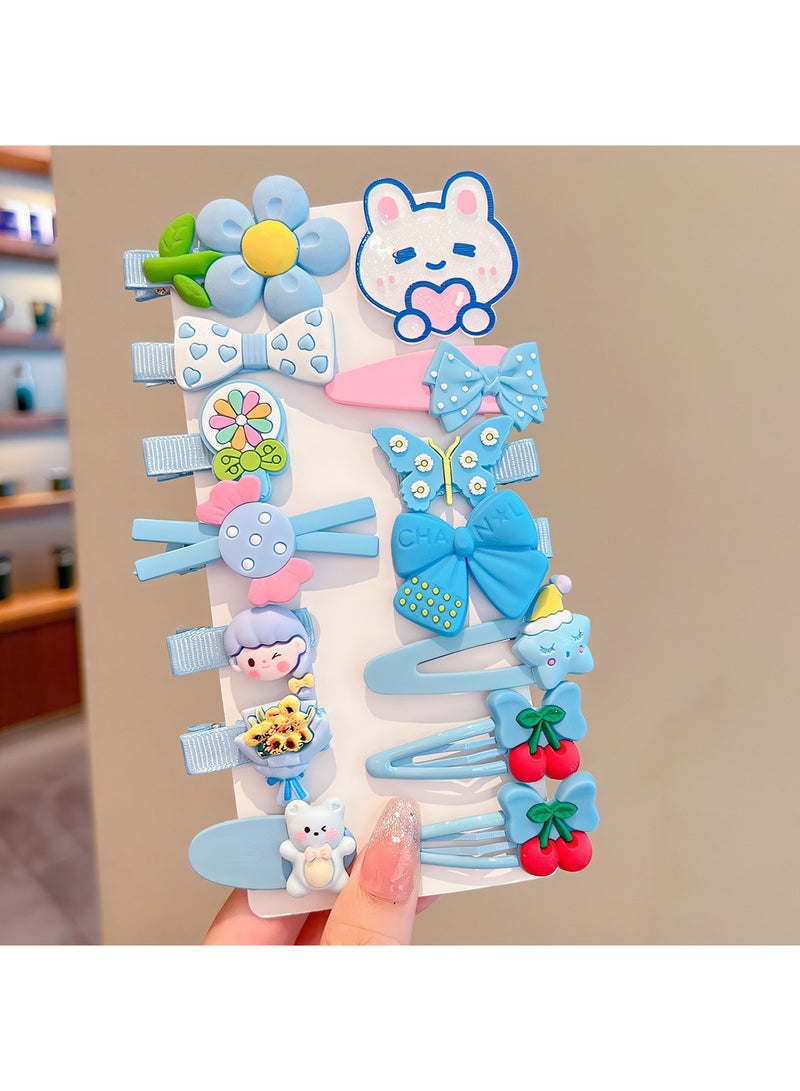 42-Piece Baby Hair Clips for Girls & Kids - Colorful Flower, Candy, Fruit, Butterfly Barrettes, Toddler Hair Accessories & Styling Clips for Children Multicolour - Image 3