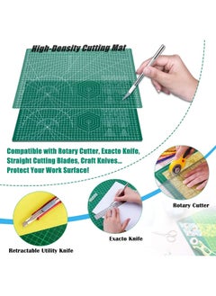 Generic Self Healing Sewing Mat, Rotary Cutting Mat Double Sided 5-Ply Craft Cutting Board for Sewing Crafts Hobby Fabric Precision Scrapbooking Project 9inch x 12inch(A4)  - Image 5