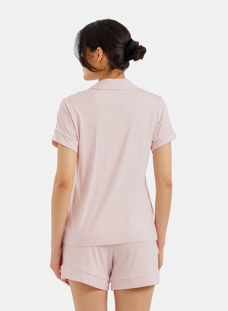 Carina Piped Short Pyjama Set - Image 4