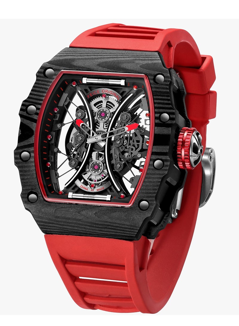 FEICE Men’s Automatic Skeleton Watch – Sapphire Crystal, Waterproof, Sports Style – FM602 - Image 1