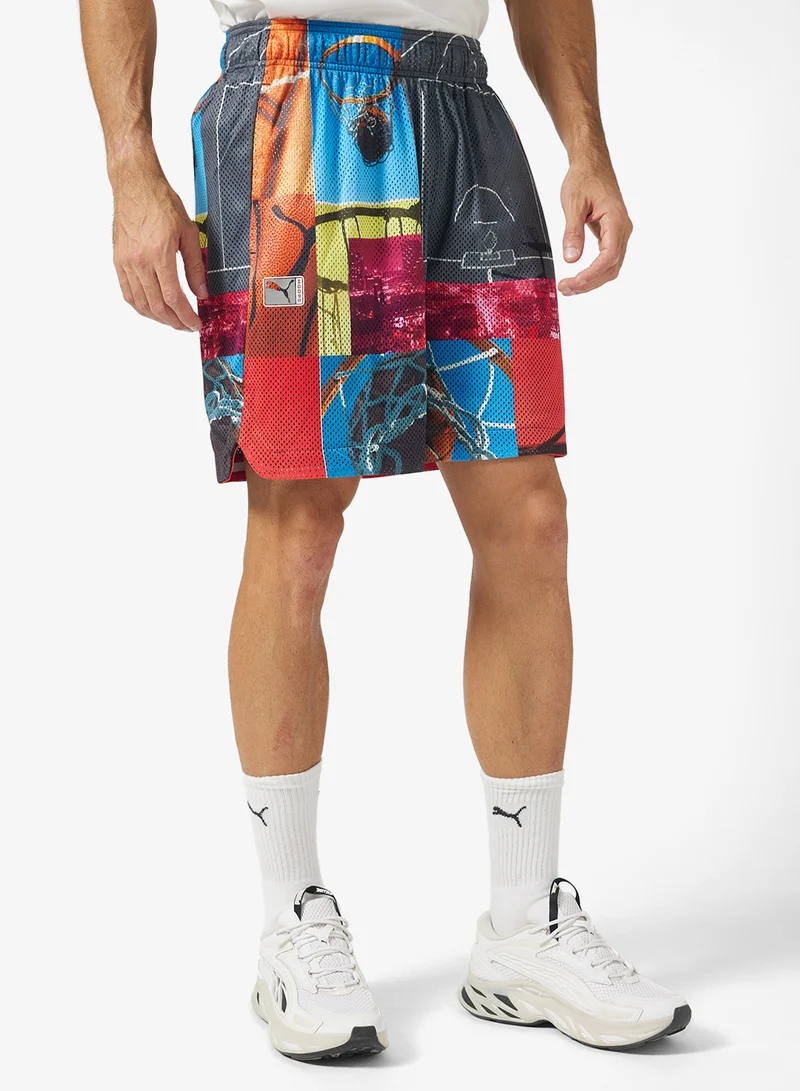PUMA 7" Hooptopia Reversible Shorts