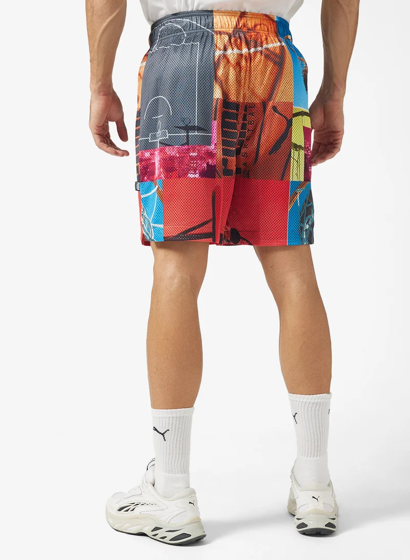 PUMA 7" Hooptopia Reversible Shorts
