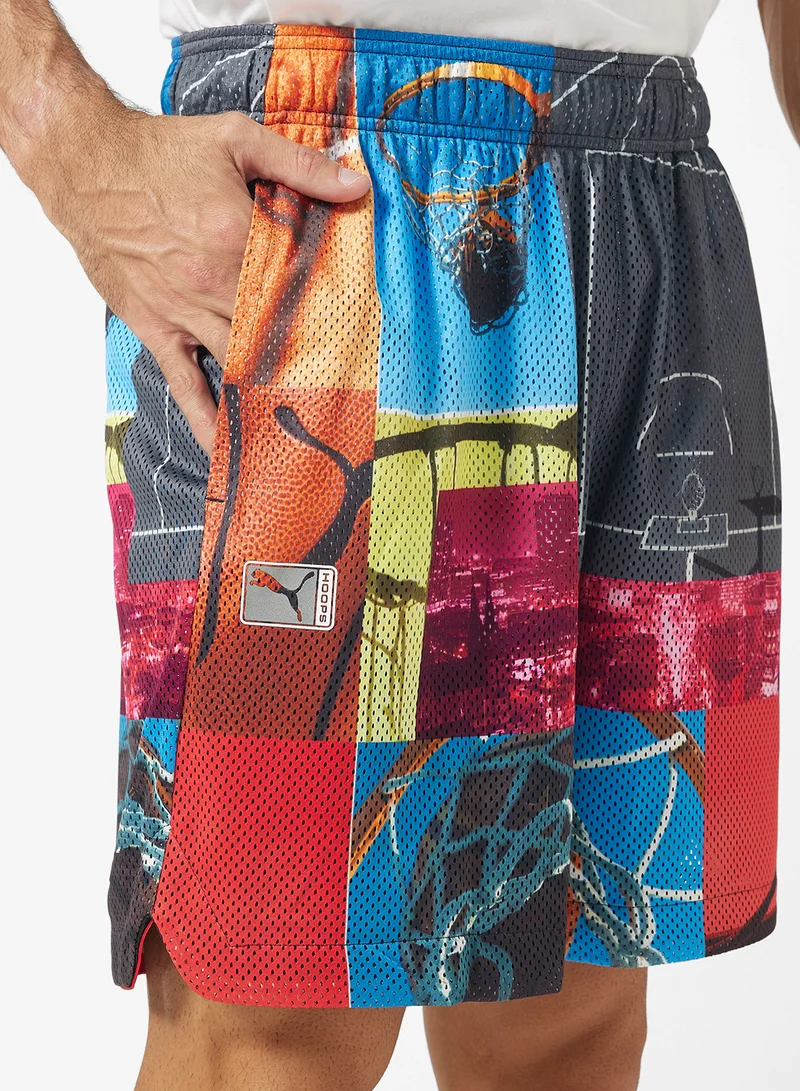 PUMA 7" Hooptopia Reversible Shorts