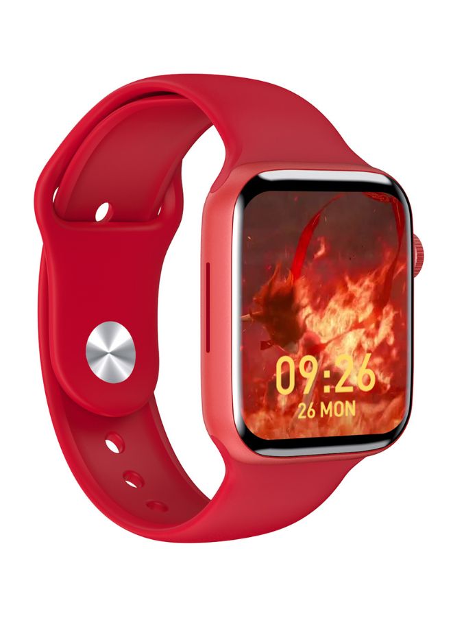 Modio MC66 Pro Fashion Smart Watch With Full Display, Smart Split Screen & Long Battery Life, Support Calling, Full Screen, Heart Rate, Step Count, Sleep Alert (Red) - Image 3