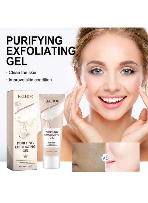 Purifying Exfoliating Gel, Exfoliating Scrub, Deep Cleansing Face, Hydrating and Moisturizing, Face and Body Care Purifying Exfoliating Moisturizing Gel
