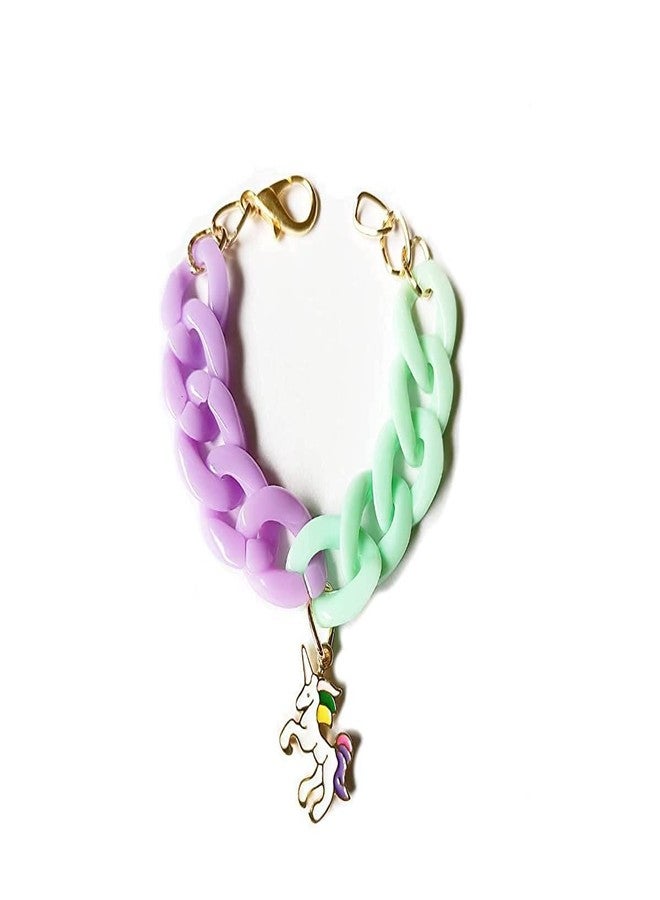 ANISHOP Kids Colourful Unicorn Adjustable Bracelet For Girls,Unicorn Band,Unicorn Gifts