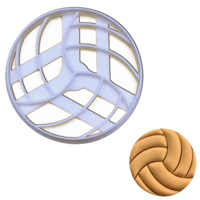 Volleyball cookie cutter 1 piece  Bakerlogy