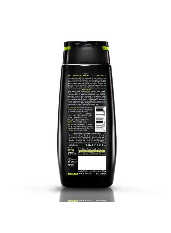 USTRAA Hair Growth Vitalizer - 100ml - Boost hair growth, Anti Hair Fall Shampoo 250ml - Clinically tested to reduce hairfall by 64% & Ayurvedic Hair Oil 200ml - with 8 Natural Herb extracts - Image 5