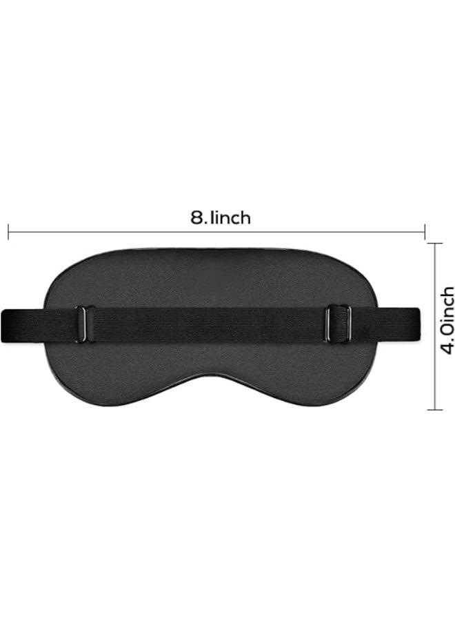 Silk Sleep Mask – Adjustable Soft Eye Cover for Comfortable, Pressure-Free Sleep & Naps, Machine Washable - Image 5
