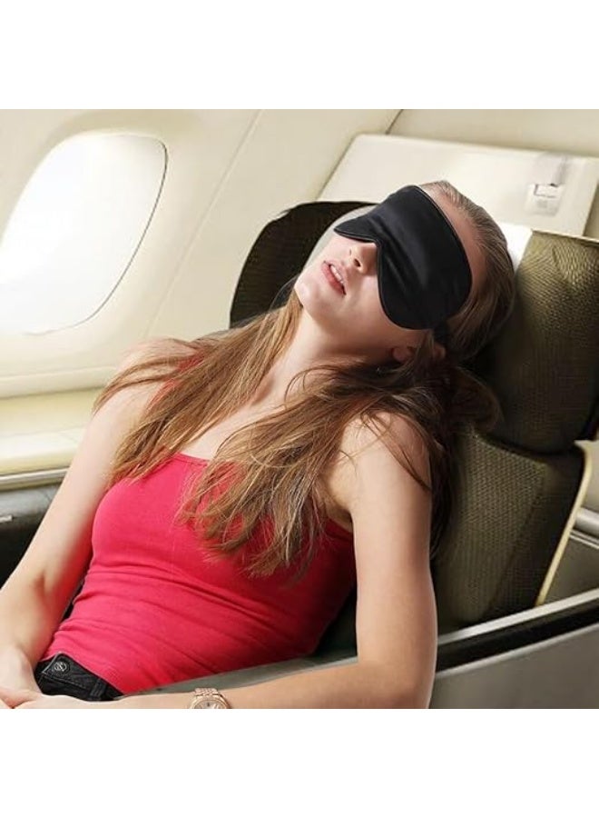 Silk Sleep Mask – Adjustable Soft Eye Cover for Comfortable, Pressure-Free Sleep & Naps, Machine Washable - Image 4