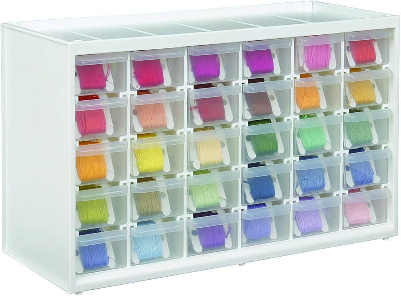 آرت بين { "titleAr": "خزائن ArtBin 6830PC قابلة للتثبيت على الحائط مع 30 درجًا - منظم للفنون والحرف اليدوية، بلون شفاف/أبيض" "detailsAr": "تنظيم مثالي: خزانة ArtBin قابلة للتثبيت على الحائط هي الحل المثالي لتنظيم جميع مستلزمات الحرف اليدوية ال - Image 4