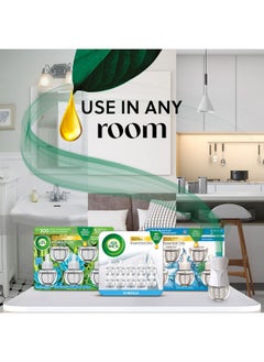 Air Wick Air Wick Plug in Scented Oil Starter Kit (Warmer + 1 Refill), Fresh Linen, Air Freshener, Essential Oils  - Image 5