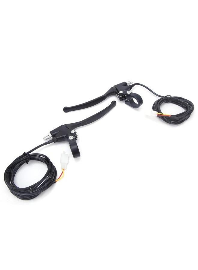 كيلا زوج واحد من مقبض فرامل الدراجة الكهربائية المصنوع من سبائك الألومنيوم العالمي، ملحق يمين يسار - Image 2