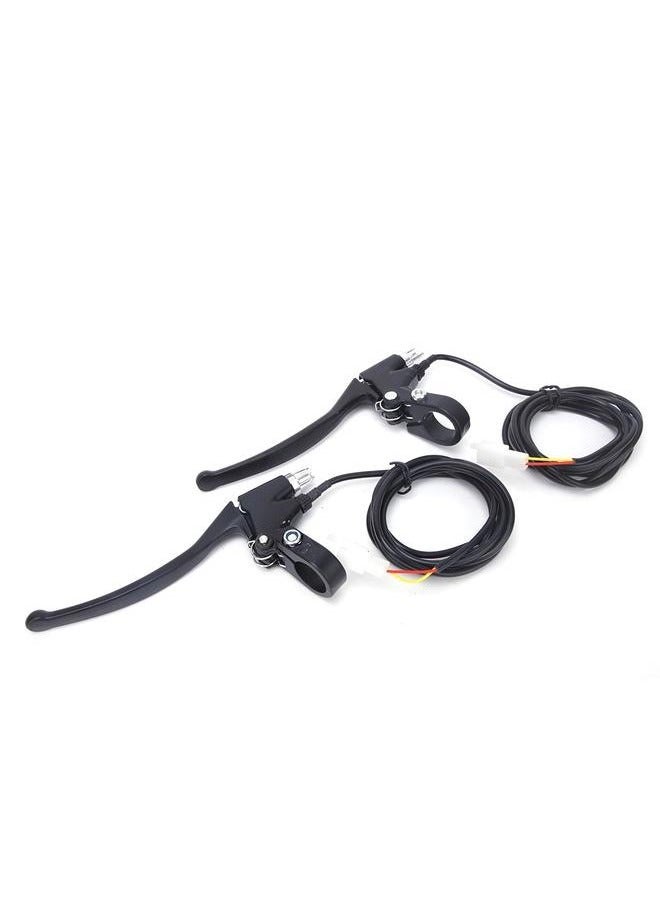 كيلا زوج واحد من مقبض فرامل الدراجة الكهربائية المصنوع من سبائك الألومنيوم العالمي، ملحق يمين يسار - Image 3