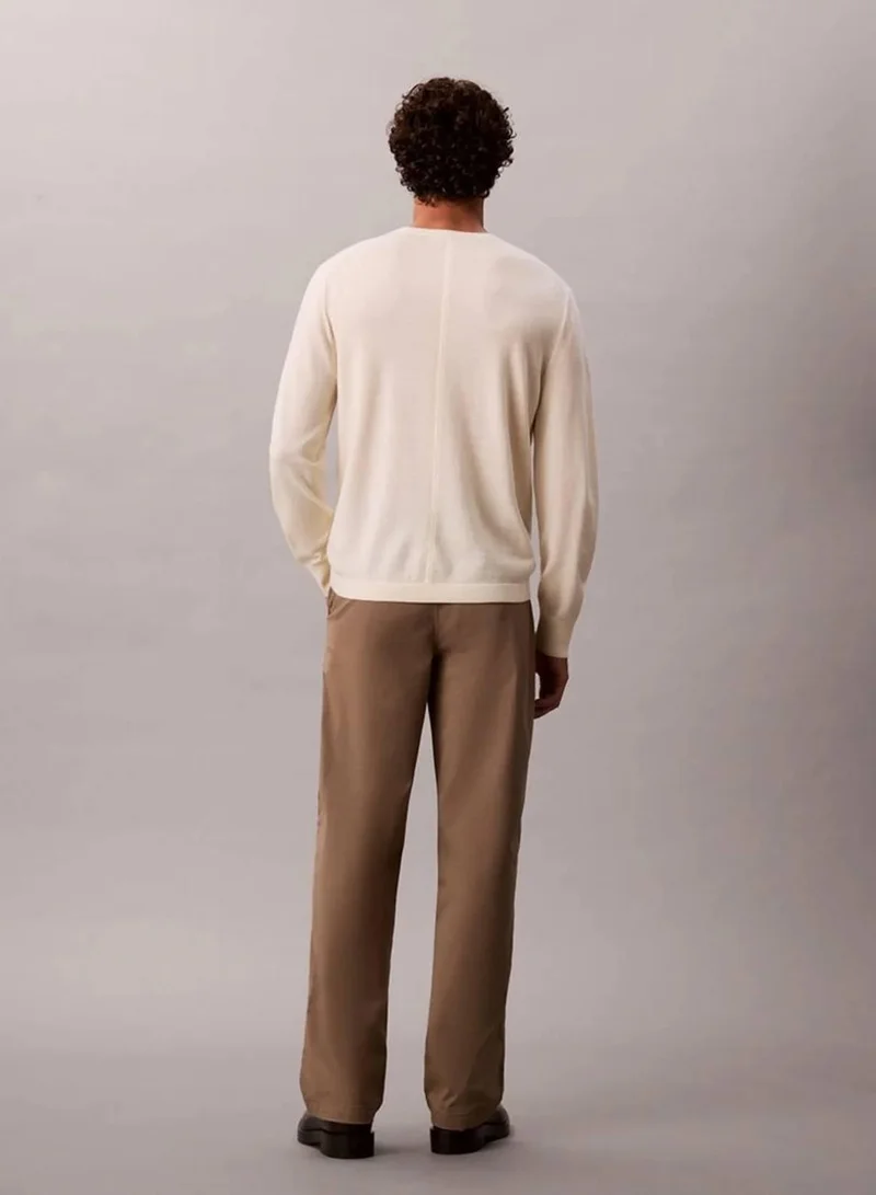 Calvin Klein Taupe Tone 90'S Straight Trousers for Men | Best Price UAE