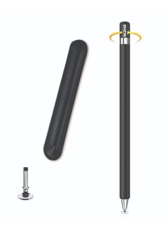 FACEHUB47.UK FACE HUB Passive Stylus Pen For Touch Screens,Stylus Pen Compatible For iOS And Android ,iPad , iPhone , Samsung Phones And Tablets, For Drawing And Handwriting. (Black Pen With Cover)  - Image 1
