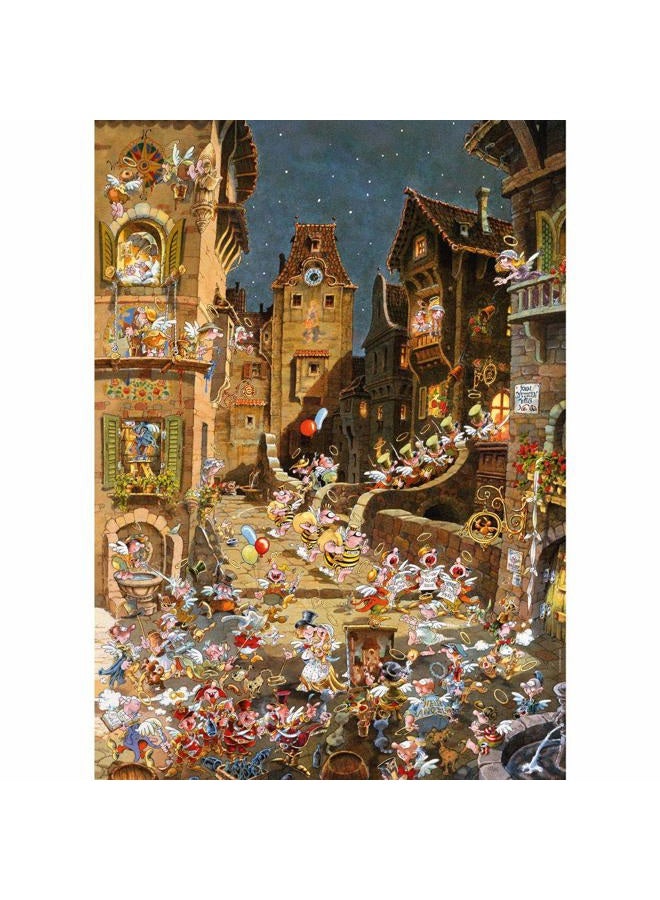 Heye Jigsaw Puzzle: - Romantic Town: By Night (1000 Pieces) - Image 2