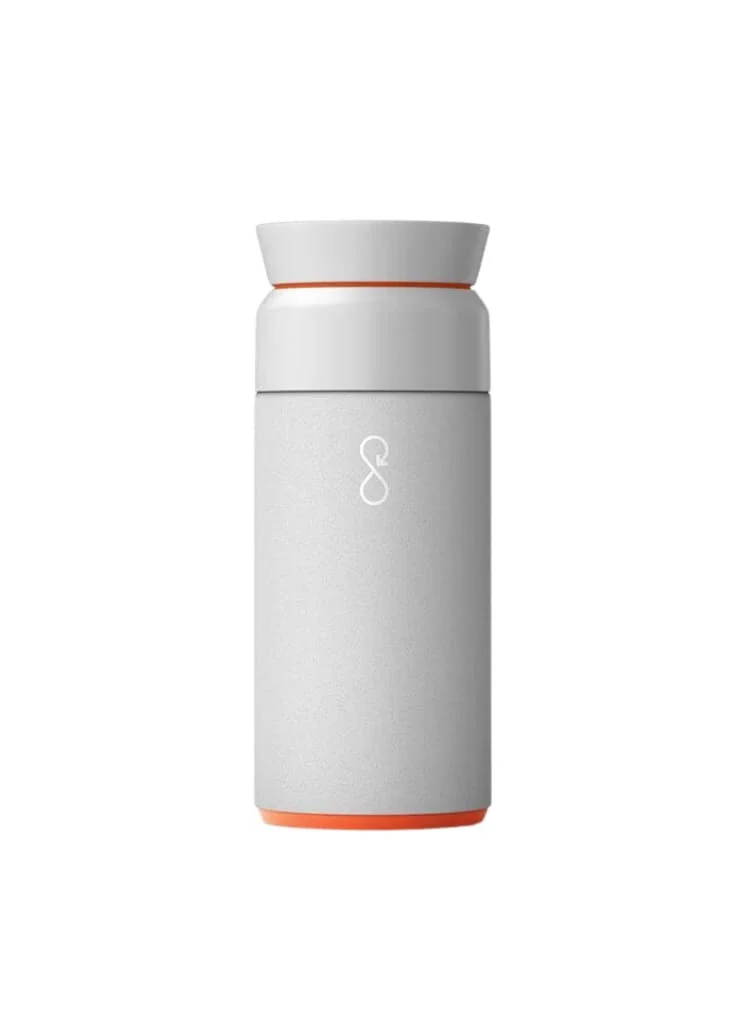 Ocean Bottle Brew Flask With 360º Leak Proof Lid Eco-Friendly Bottle 350ml - Rock Grey