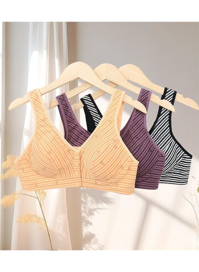 KUYING Brand New Comfortable Skin Friendly Breathable Bra  Set Of 3 - Image 1