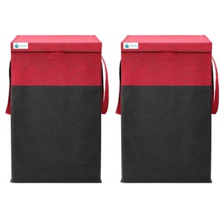 UNICRAFTS Foldable Durable and Collapsible Clothes Laundry Basket Storage Bag with Lid Side Handles 68 L RedBlack Combo Pack of 2 PcEngineered Wood - pzsku/ZDE7994E47BBA0926D9FBZ/45/1746563846/0c7a5f58-b52d-44d0-b83c-7e71ffa0c898