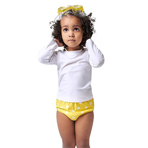 Gerber Unisex Baby Toddler UPF 50 Long Sleeve Rashguard Swim Rash Guard Shirt Navy 18 Months US - Image 3