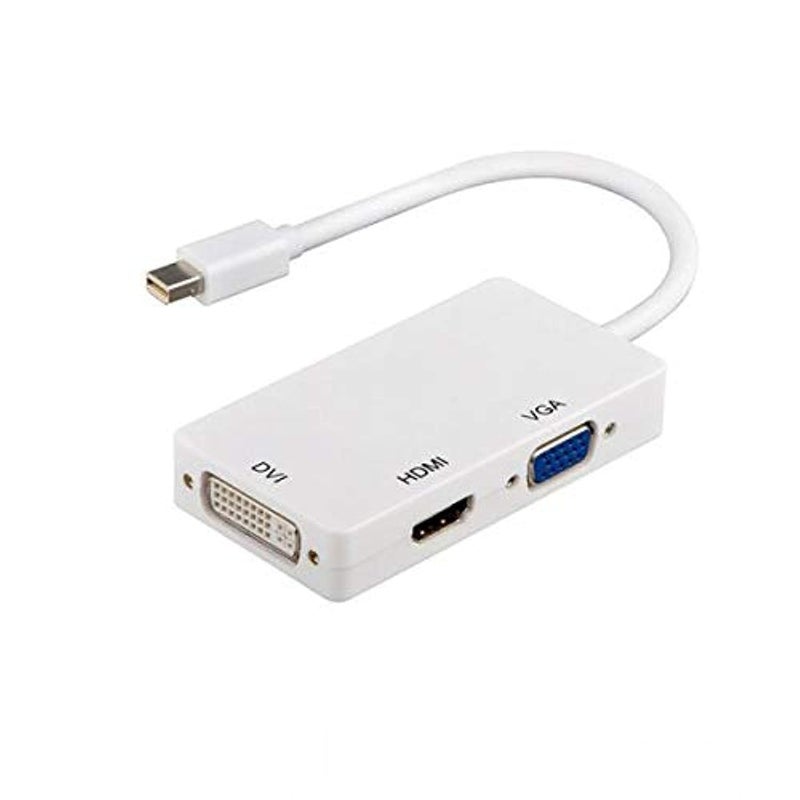 Mini Display Port to HDMI DVI VGA Adapter 3 In 1 Converter
