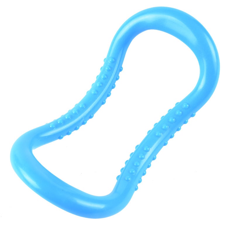 Generic Yoga Ring Open Shoulder Artifact Open Back Pilates Ring Shoulder Stretching Yoga Equipment Practice Back Beauty Back Fitness Magic Ring Blue (thick)
