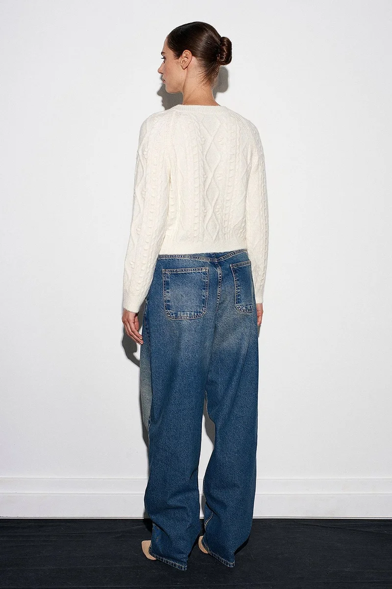 Dilvin Cream Natural DILVIN Women's Knit Sweater for Women | Best Price UAE