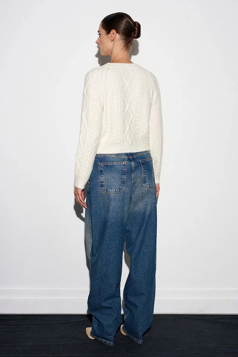 Dilvin Cream Natural DILVIN Women's Knit Sweater for Women | Best Price UAE
