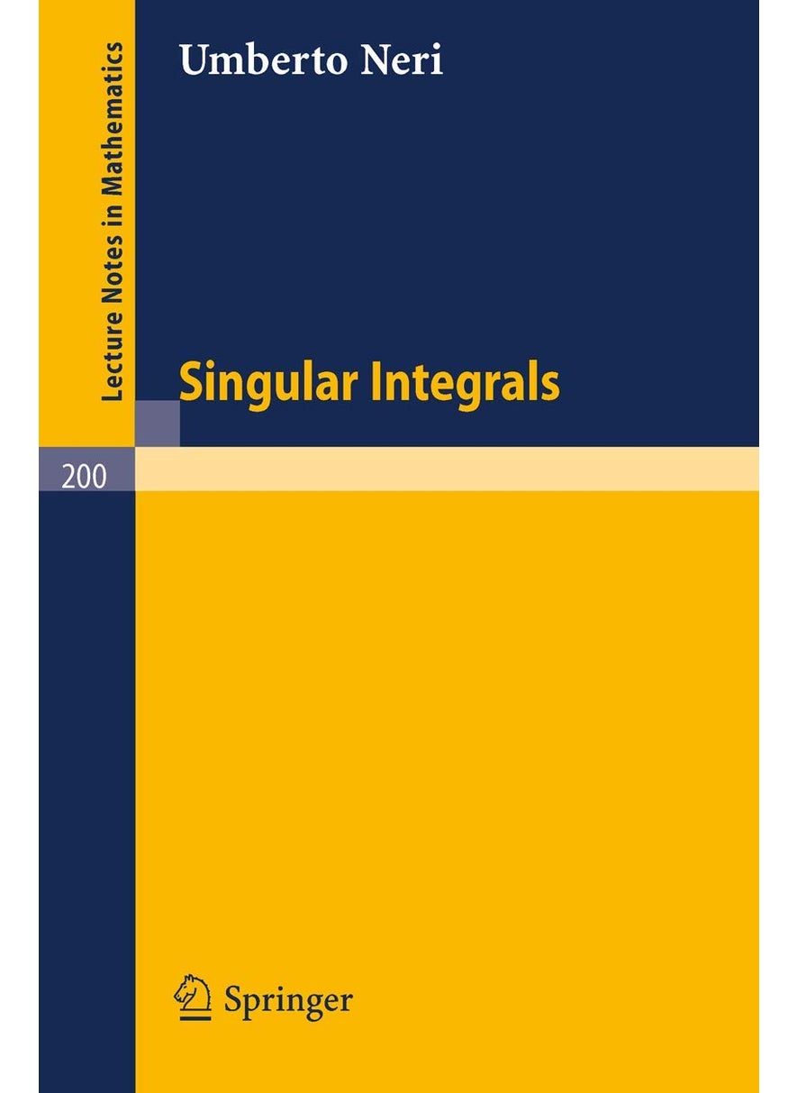 Singular Integrals 