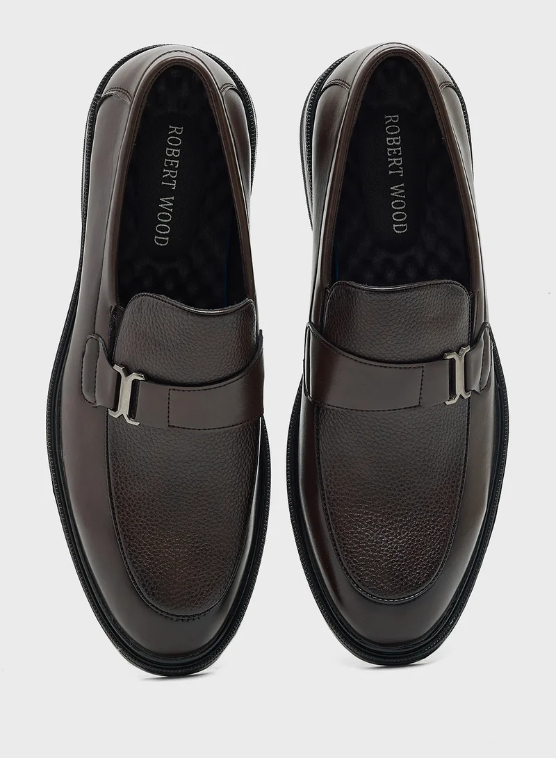 روبرت وود Buckle Detail Formal Slip Ons