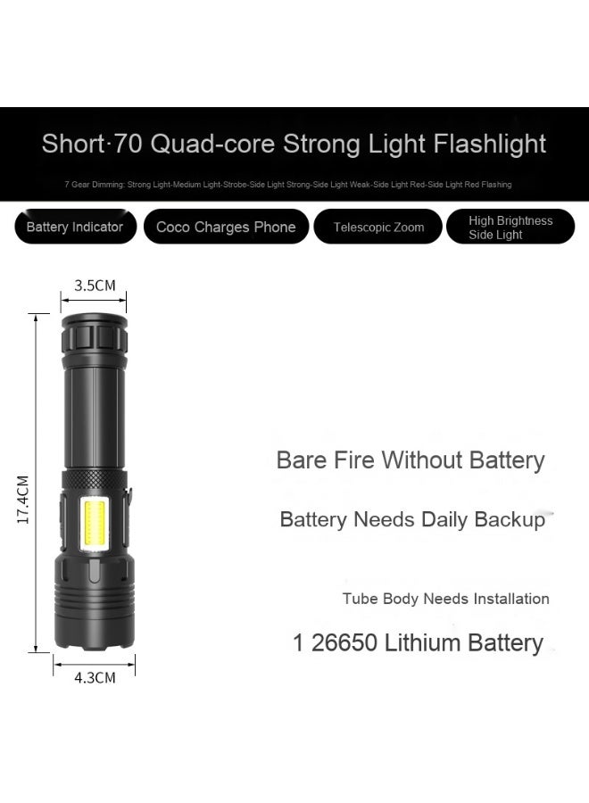 NIBEMINENT P70 P90 Ultra Bright LED Flashlight