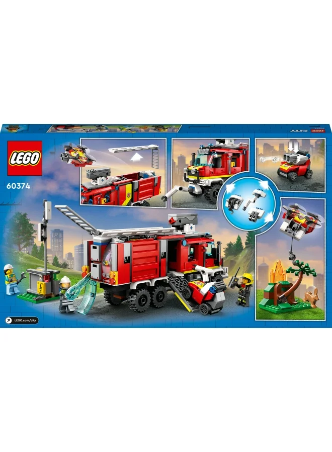 LEGO LEGO City Fire Command Unit 60374 (502) Pieces