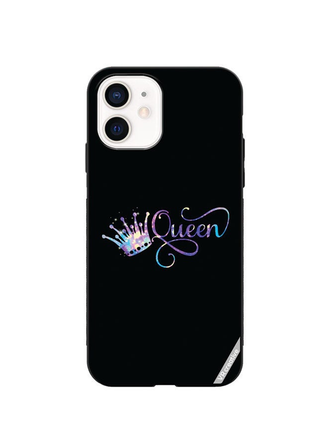 VR CREATIVE Protective Case Cover For Apple iPhone 12 mini Queen Design Multicolour - Image 1