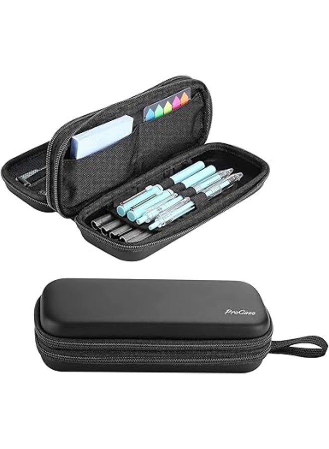 Procase School Pencil Case with 2 Compartments, Hard Case Shockproof Multi Pockets, Durable and Dirt-Repellent, Boys or Girls, Student or School - Image 1