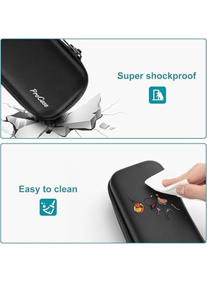 Procase School Pencil Case with 2 Compartments, Hard Case Shockproof Multi Pockets, Durable and Dirt-Repellent, Boys or Girls, Student or School - Image 3