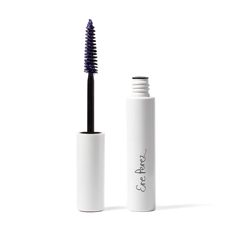 Ere Perez  Natural Almond Oil Mascara  Strengthen Lengthen Nourish Lashes  SmudgeProof Water Resistant Low Irritation  Vegan CrueltyFree Clean Beauty Mauve 035 oz  10 ml