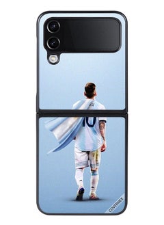 Protective Case Cover For Samsung Galaxy Z Flip 4 Leo Messi The Super Man