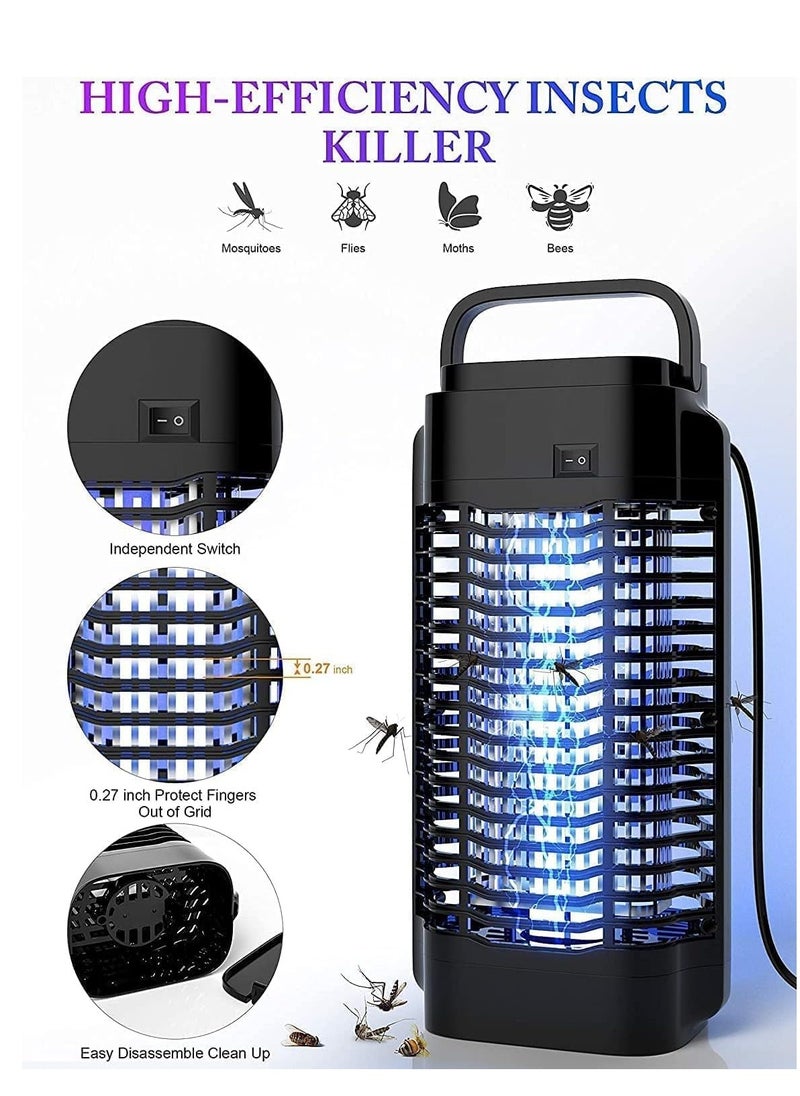 Joyelink 2025 New Style Mosquito Killer Lamp Bug Zapper, Electric Fly Insect Killer with 18W Physical UV Light, 2400V Powerful High Voltage, Non-toxic Electronic Pest Control Fly Traps Handmade,The best killer of mosquitoes and flying insects  - Image 4