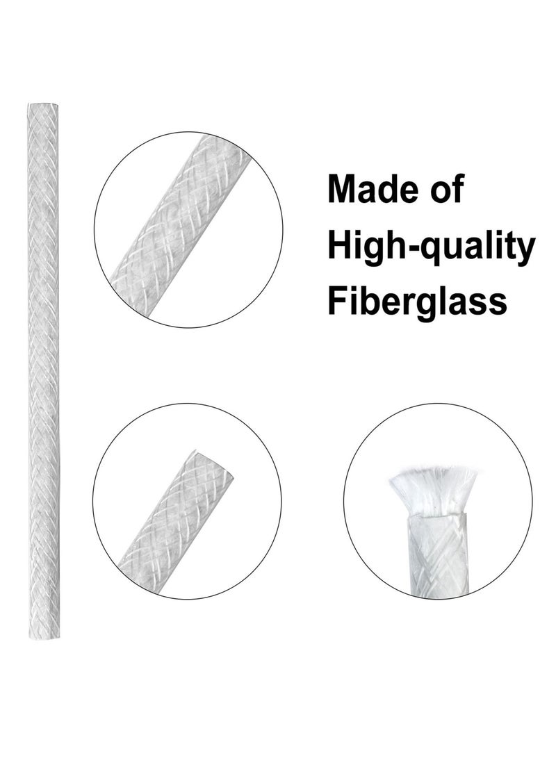 كابتن تيك 12Pcs Long Lasting Tiki Fiberglass Replacement Wick for Outdoor Torch Patio Lighting Garden Lamp Oil Lamp DIY Lighting Candle Replacement Wick KSA | Riyadh, Jeddah - Image 2