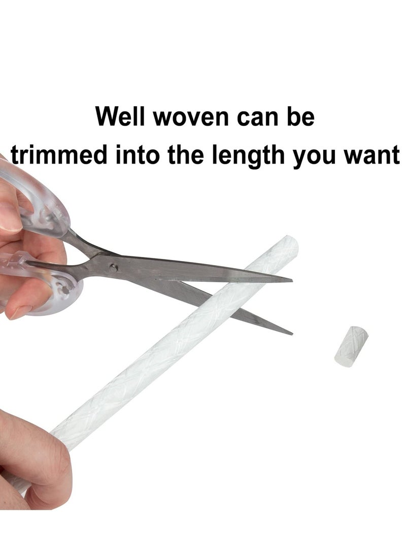 كابتن تيك 12Pcs Long Lasting Tiki Fiberglass Replacement Wick for Outdoor Torch Patio Lighting Garden Lamp Oil Lamp DIY Lighting Candle Replacement Wick KSA | Riyadh, Jeddah - Image 5