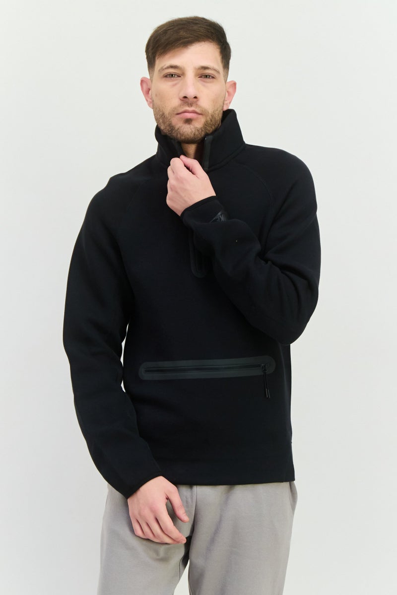 Nike Men Sportswear Fit Long Sleeves Outdoor Sweatshirt, Black - Image 1