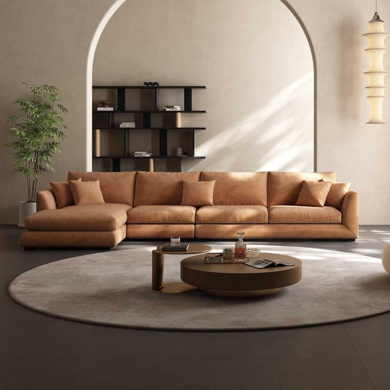 Comfynest L-Shape Modular Fabric Sectional Sofa - Image 1