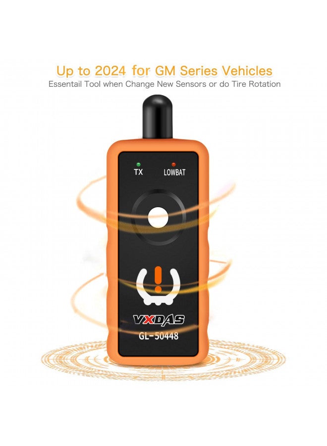 VXDAS VXDAS GL50448 TPMS Relearn Tool Compatible for GM Chevy Tire Pressure Sensor Reset Activation Tool OEC-T5 for GM/Buick/Chevrolet/Cadillac/Nissan/Series Vehicles 2024 Edition  - Image 2